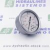 0/100 bar Manometras d-63 tvirtinimas iš galo 1/4'BSP