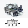 Control valve 1 sec. 120 ltr. Q95 3/4' BSP 1x103