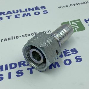 M24 DKOS 16 straight fitting for 3/8" hose, M21613-06-24
