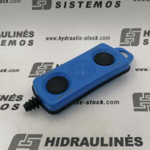 Manual control 2-button HACO mini 2x2NO blue