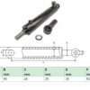 Hydraulic cylinder Zepro 35/55/530 for bend