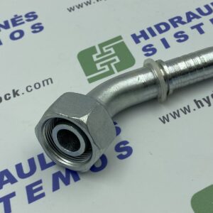M16 DKOL 10 45° fitting for 5/16" hose, M21543-05-16
