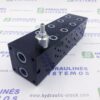 Hydraulic manifold MRA3-4-G-Z aluminium with relief valve