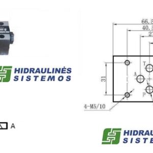 Solenoid-operated directional valve NG6 4/2, spool type 521AL X (P-A-B.T), 012 VDC, 60 L/min, KVNG6-