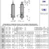 Telescopic cylinder 6-126-2250 NAS7 N65 L-560mm
