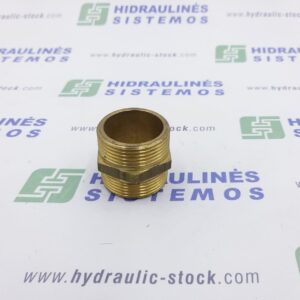 Low pressure coupling 1.1/2' male - male