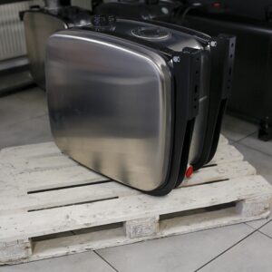 Hydraulic oil tank, side mounting 120 ltr. Aluminium 56x64x37