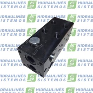 Hydraulic manifold NG6x2ES0621-38-02-0-0 with space for valve
