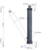 Telescopic cylinder 5-169-6380 FE A169-5-06380-001-K1612 HYVA