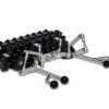 8 sec. 60ltr. 1/2' BSP distributor for forestry trailer, with valves, triple handles, Hydrocontrol