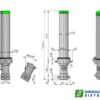 Telescopic cylinder 4-154-4590 5C IPH 5C-04590-154-4-M0345-0000N