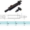 Hydraulic cylinder Sörensen 45/80/640 for bend