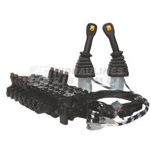 8 sec. 80ltr. 1/2' BSP distributor for forestry trailer, with hydraulic and proportional control, Hy