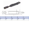Hydraulic cylinder Palfinger/MBB 45/80/853 for bend