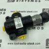 3 WAY FLOW CONTROL VALVE Bucher BSP 1/2' 315 bar reg. 0-65 l/min ( max in 70 l/min)