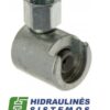 Slide coupling for nipple M10x1 Short 16mm