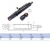 Hydraulic cylinder Palfinger/MBB 32/55/565 for bend
