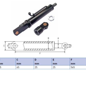 Hydraulic cylinder Palfinger/MBB 32/55/565 for bend
