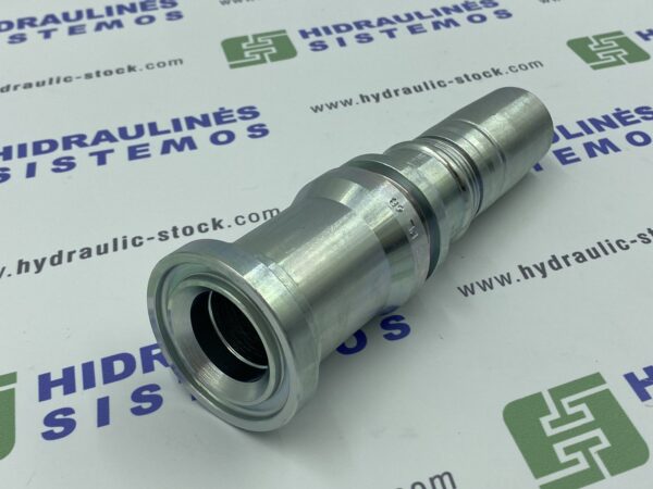 FL INTERLOCK SFL 63.7 (1-1/2") straight fitting for 1-1/4" hose DN31 SAE 6000, M43610-20-24