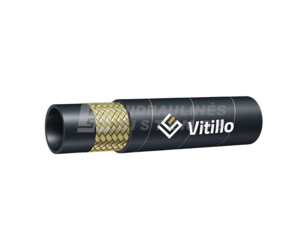 DN25 1' 1SN 88 BAR žarna hidraulinė Vitillo