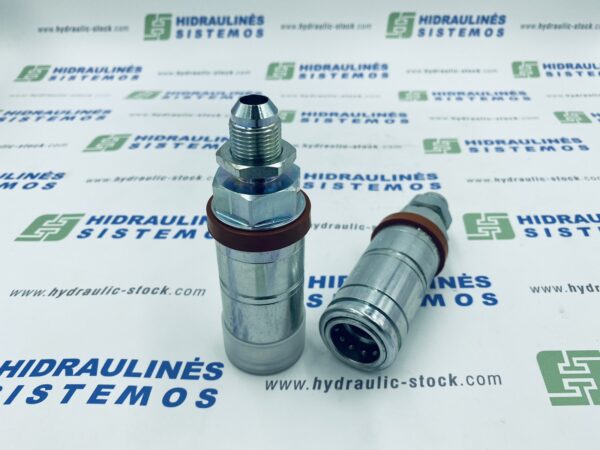 Quick coupling 08 F UNF 3/4'-16-bulkhead spec. 3CFPV agro, seria FASTER