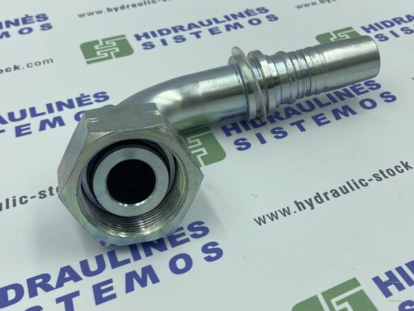 M52x2 INTERLOCK 90° fitting for 1-1/4" hose DN31 DKOS 38, M41693-20-52