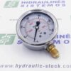 Pressure gauge 0/600 bar. d-63 side connection 1/4'BSP