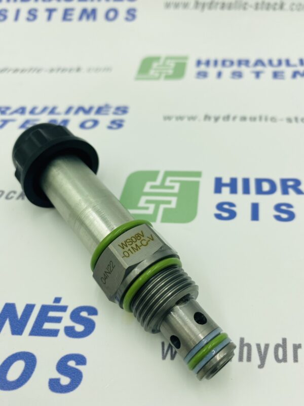 Valve 2/2 D12.6 3/4 JIC NO 350bar d16 with mechanical control