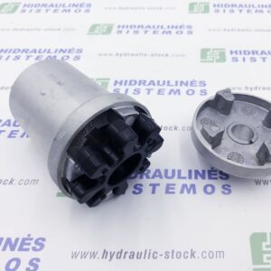 Aluminium flexible jaw coupling kit GR3-1/8 x 38mm D-86 (5.5-7.5kW)