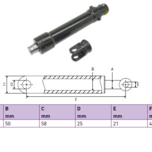Hydraulic cylinder Dhollandia 35/50/405 right