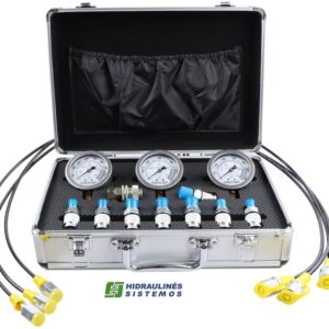 3 Gauges Pressure Measurement Tool with 9 bolts 250-600 bar