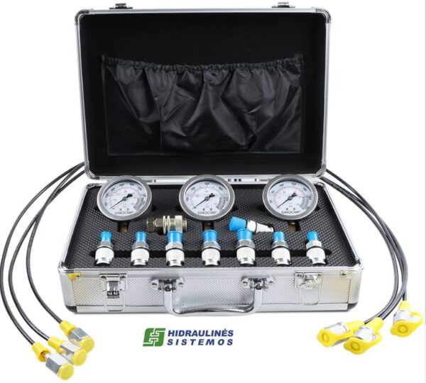 3 Gauges Pressure Measurement Tool with 9 bolts 250-600 bar