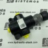 3 WAY FLOW CONTROL VALVE Bucher BSP 1/2' 315 bar reg. 0-50 l/min ( max in 70 l/min) Bypass check val