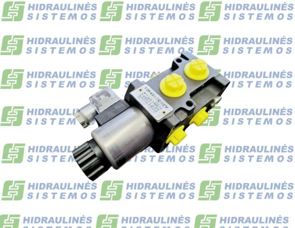 El. Distributor 6/2-6 1/2 BSP 12 VDC 50 l/min mobile DVS side