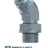 Elbow 9/16'-18i JIC x 9/16'-18i JIC (stud) 45
