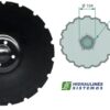 Dantytas sėjimo diskas 410 x 5 mm