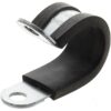Metal pipe clamp with rubber 18 mm