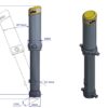 Telescopic cylinder 5-169-7630 FC A169-5-07630-014-K1050 HYVA 70526686