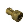 Quick coupling 06 F BSP 3/8'-female, brass, seria FASTER