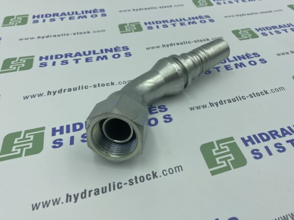 Antgalis BSP 3/4' INTERLOCK 45 - 3/4' žarnai DN19, M40842-12-12