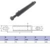 Hydraulic cylinder Erhel Hydris 45/80/406 for bend