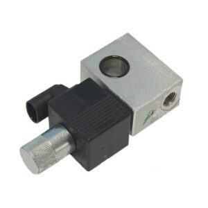 Valve 2/2 D15 M18 NC/NC 12VDC with coil and valve block
