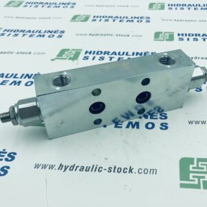 Counterbalance valve 3/8' VBCF3802S 40ltr. 350 bar. Double sided for flange
