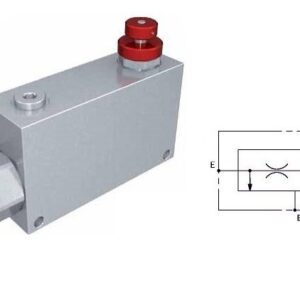 3 ways control valve BSP 1' , 380 ltr/min - 190 ltr/min