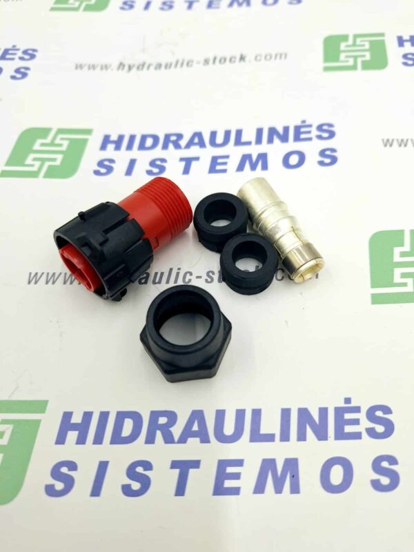Battery connector assembly M Bär Cargolift red