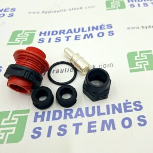 Battery connector assembly T Bär Cargolift red
