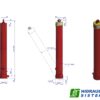 Telescopic cylinder 6-019-10840 FE A214-6-10840-019-K2152-E-HC HYVA 71088971P02