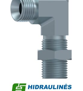 90ºELBOW BULKHEAD BSP ADAPT. M-M (60º) 1/4" BSP 1/4" BSP