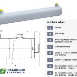 Cylinder D/AD25-40-150 C-series