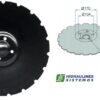 Dantytas sėjimo diskas 410 x 4.5 mm